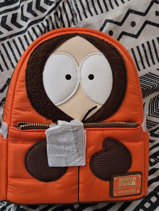Loungefly Handbags - Loungefly Orange South Park Kenny Mini Backpack